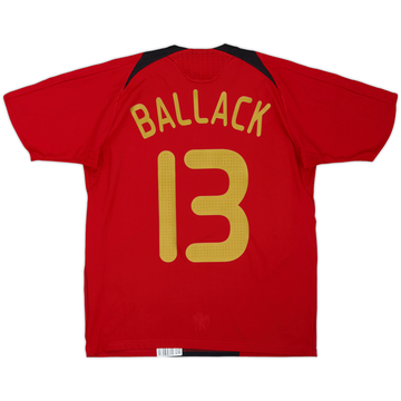 2008-09 Germany Maillot extérieur Ballack #13 - 9/10 - (XL.Boys)