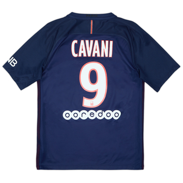 2016-17 Paris Saint-Germain Maillot Domicile Cavani #9 - 6/10 - (S)