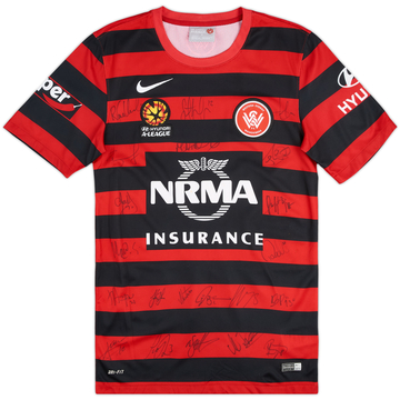 2014-15 Western Sydney Wanderers Maillot domicile signé - 9/10 - (S)