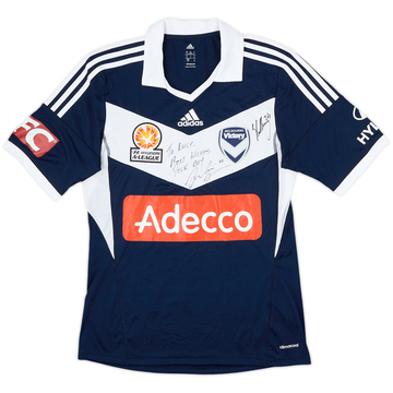 2013-15 Melbourne Victory Maillot domicile signé - 8/10 - (S)