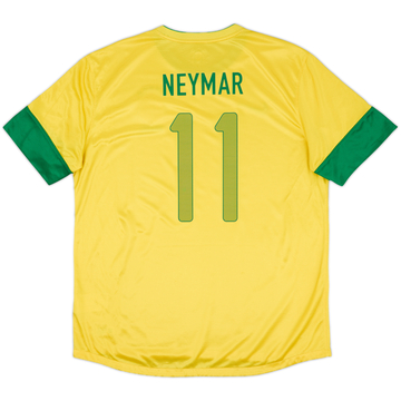 2012-13 Brazil Maillot domicile Neymar #11 - 6/10 - (XL)