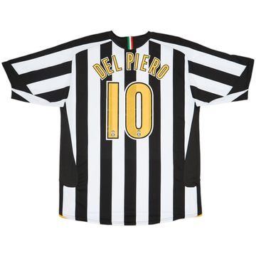 2005-06 Juventus Maillot Domicile Del Piero #10 - 5/10 - (XL)