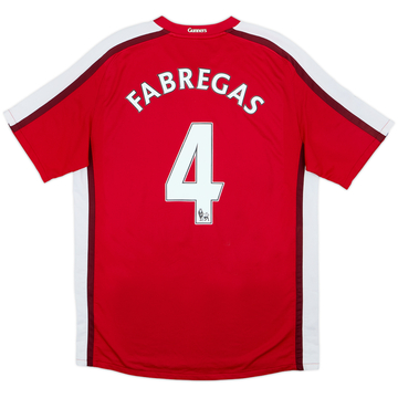Maillot domicile Arsenal 2008-10 Fabregas #4 - 6/10 - (L)