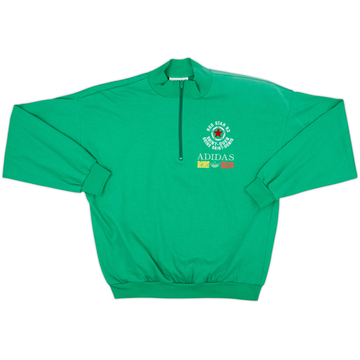 1986-88 Red Star FC adidas Haut d'entraînement 1/4 Zip - 8/10 - (M)