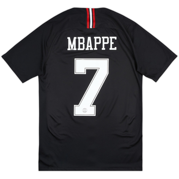 2018-19 Paris Saint-Germain Maillot Troisième/Domicile Mbappe #7 - 8/10 - (S)