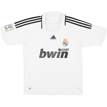 2008-09 Real Madrid Maillot Domicile - 6/10 - (XL Garçon)