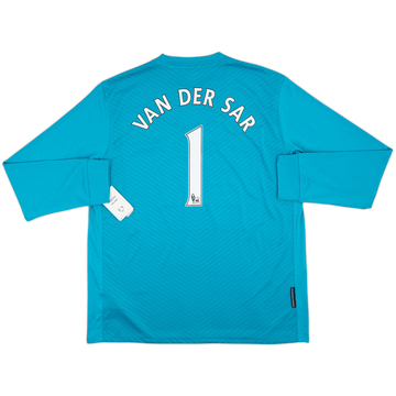 2009-10 Manchester United Maillot GK Van Der Sar #1 (XL)