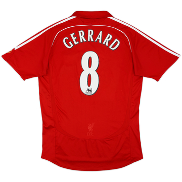 2006-08 Liverpool Maillot domicile Gerrard #8 - 6/10 - (M)