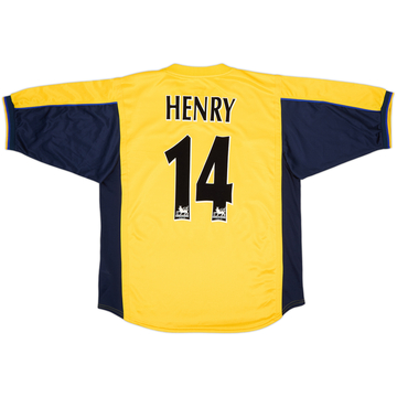 1999-01 Arsenal Maillot extérieur version joueur Henry #14 - 8/10 - (L)