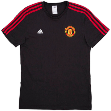 2017-18 Manchester United adidas T-shirt en coton - 8/10 - (M)
