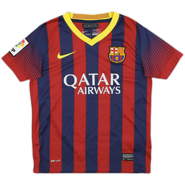 2013-14 Barcelona Maillot domicile - 8/10 - Garçon S
