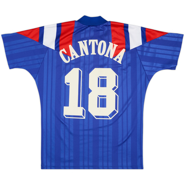 1992-94 France Maillot domicile Cantona #18 - 9/10 - (M/L)