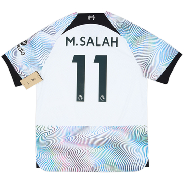 Maillot extérieur authentique 2022-23 Liverpool M.Salah #11 (L)