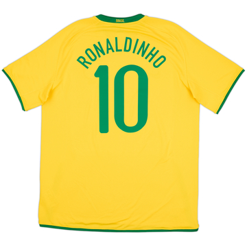2008-10 Brazil Maillot domicile Ronaldinho #10