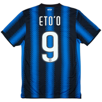 2010-11 Inter Milan Maillot domicile Eto'o #9 - 8/10 - (S)