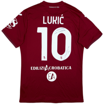 Maillot domicile Torino 2021-22 signé, version match Coppa Italia Lukic #10