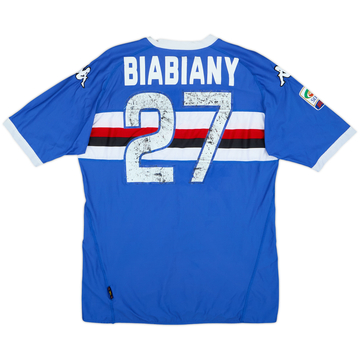 2010-11 Sampdoria Maillot domicile Biabiany #27 - 5/10 - (XL)