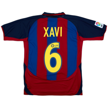 2003-04 Barcelona Maillot domicile Xavi #6 - 9/10 - (15-16 ans)