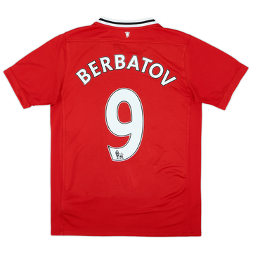 2011-12 Manchester United Maillot domicile Berbatov #9 - 9/10 - (13-15 ans)