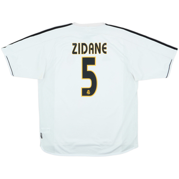 2003-04 Real Madrid Maillot domicile Zidane #5 - 6/10 - (L)