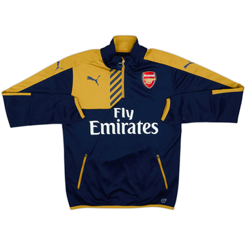 2015-16 Arsenal Puma Haut d'entraînement 1/4 Zip - 9/10 - (M)