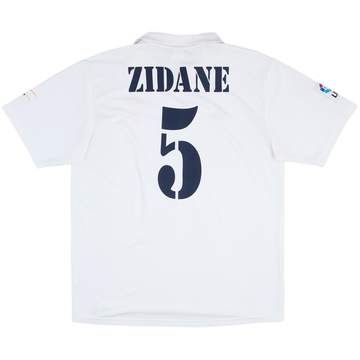 Maillot domicile Real Madrid 2001 Zidane #5 - 8/10 - (L)