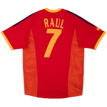 2002-04 Spain Maillot Domicile Raul #7 - 8/10 - (M)