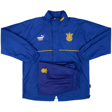 1998-00 Ukraine Puma Veste de survêtement de pluie à capuche - 8/10 - (XL)