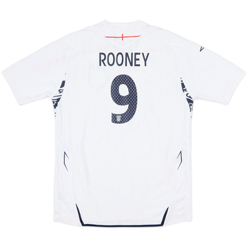 2007-09 Maillot domicile Angleterre Rooney #9 - 5/10 - (Garçons L)