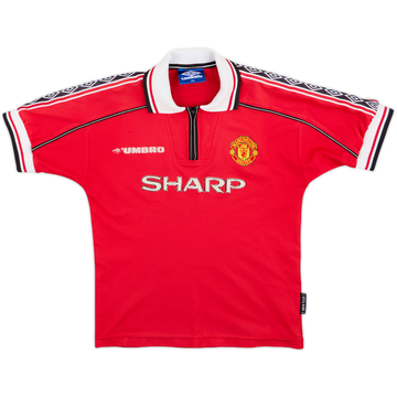 1998-00 Manchester United Maillot domicile - 5/10 - (M.Boys)