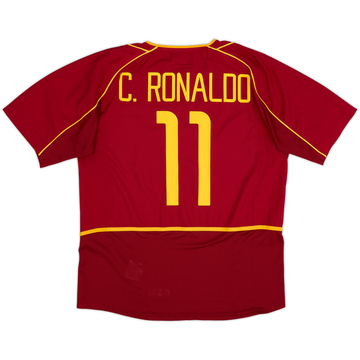 2002-04 Portugal Maillot Domicile C.Ronaldo #11 - 8/10 - (L)