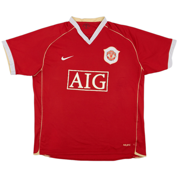 2006-07 Manchester United Maillot Domicile - 5/10 - (XL)