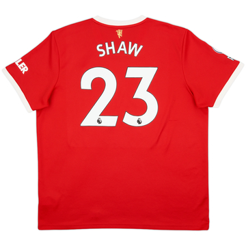 2021-22 Manchester United Maillot Domicile Shaw #23 - 10/10 - (XXL)