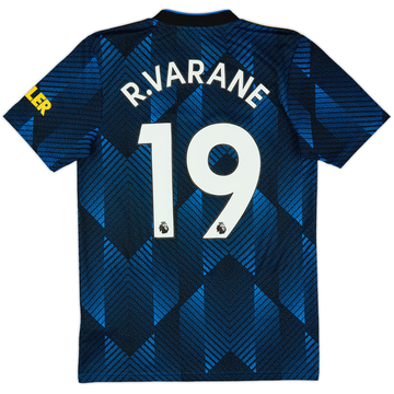 2021-22 Manchester United Maillot Third R.Varane #19 - 8/10 - (S)