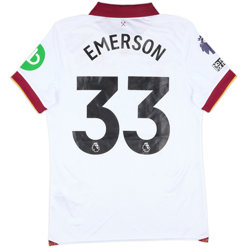 2024-25 West Ham Maillot extérieur version joueur Emerson #33