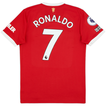 2021-22 Manchester United Maillot Domicile Ronaldo #7 - 7/10 - (S)