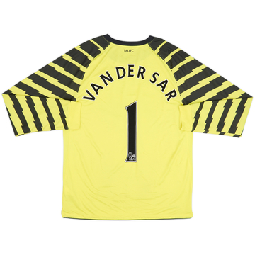 2010-11 Manchester United Maillot Gardien Jaune Van Der Sar #1 - 6/10 - (L)