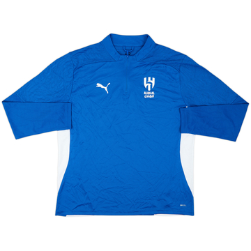 2023-24 Al-Hilal Puma 1/4 Zip Haut d'entraînement - 8/10 - (XL)