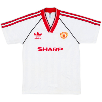 1988-90 Manchester United Maillot Extérieur - 8/10 - (L.Boys)