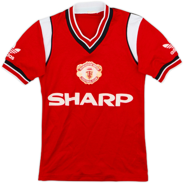 1984-86 Manchester United Maillot Domicile - 8/10 - (S.Boys)