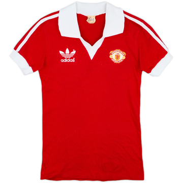 1980-82 Manchester United Maillot Domicile - 8/10 - (L.Boys)