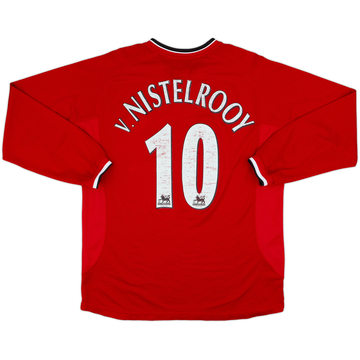 2000-02 Manchester United Maillot Domicile ML V.Nistelrooy #10 - 5/10 - (M)