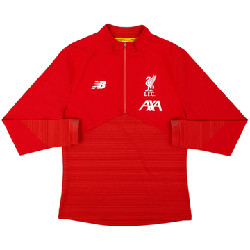 2019-20 Liverpool New Balance Haut d'entraînement 1/4 Zip - 8/10 - (M)