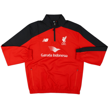 2015-16 Liverpool New Balance Haut d'entraînement 1/4 Zip - 10/10 - (M)
