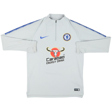 2018-19 Chelsea Nike Haut d'entraînement 1/4 de zip - 8/10 - (M)