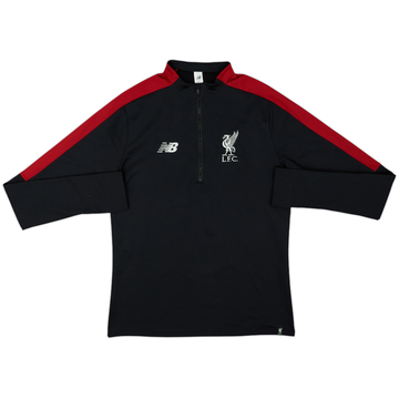 2018-19 Liverpool New Balance Haut d'entraînement 1/4 zip - 9/10 - (M)
