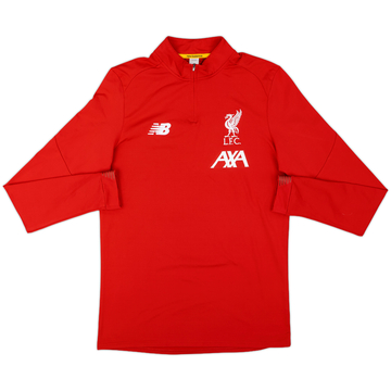 2019-20 Liverpool New Balance 1/4 Zip Haut d'entraînement - 10/10 - (M)