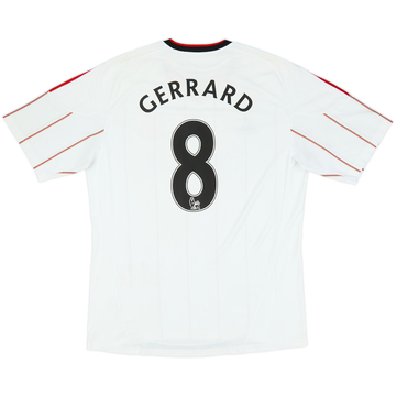 2010-11 Liverpool Maillot extérieur Gerrard #8 - 6/10 - (L)