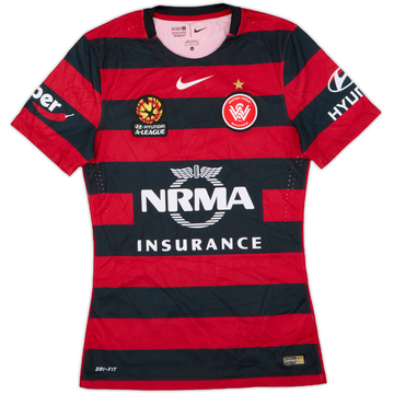 2015-16 Western Sydney Wanderers Maillot Domicile Authentique - 8/10 - (S)