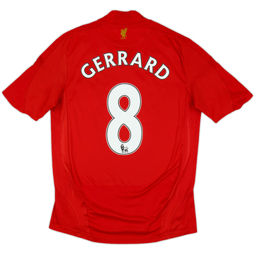 2008-10 Liverpool Maillot domicile Gerrard #8 - 5/10 - (S)